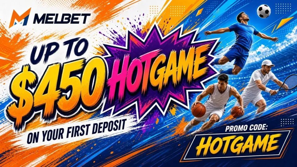 What is the Melbet promo code HOTGAME and how do you use it when signing up?